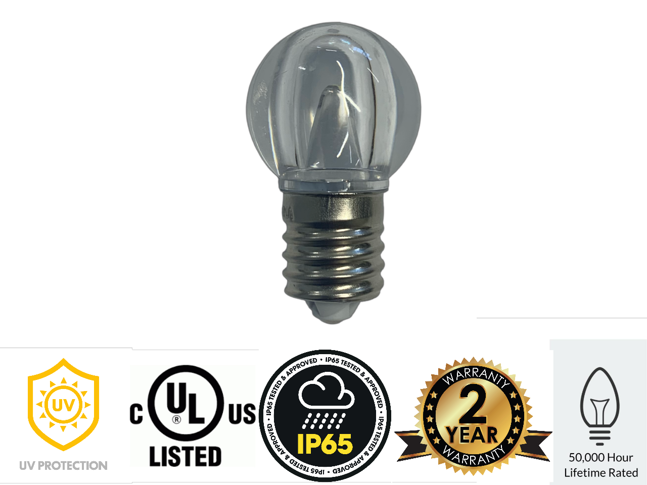 G30 PURE WHITE Commercial Grade Super Bright LED's - 25 Pack