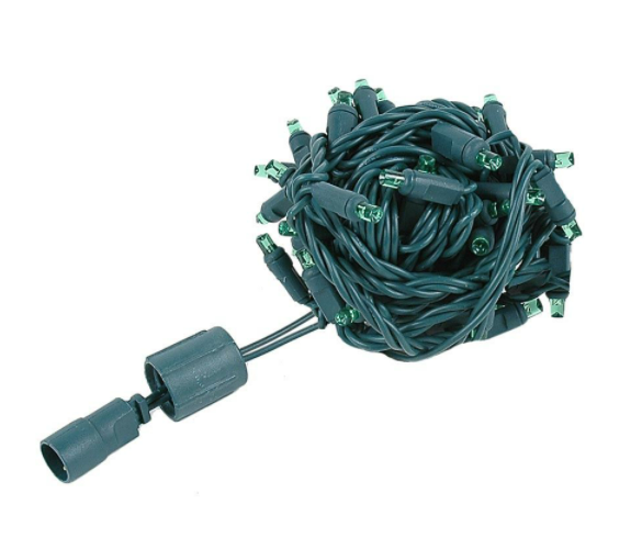 5mm Commercial grade GREEN LED 50 Light Coaxial Strands