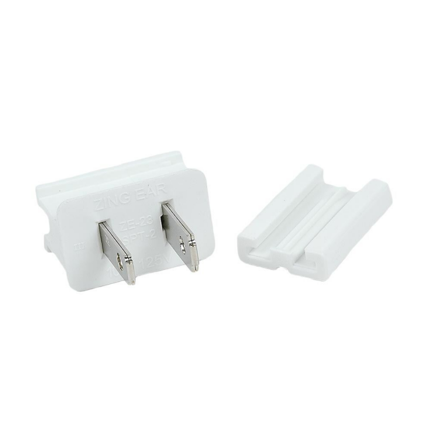 Male Connector - WHITE SPT-2 50 pack